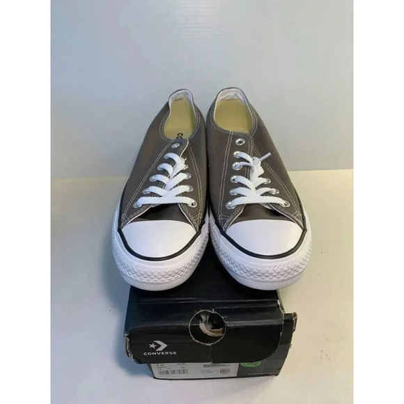 .904 Converse Low Top, Charcoal-US 7.5 Mens - Picture 3 of 6